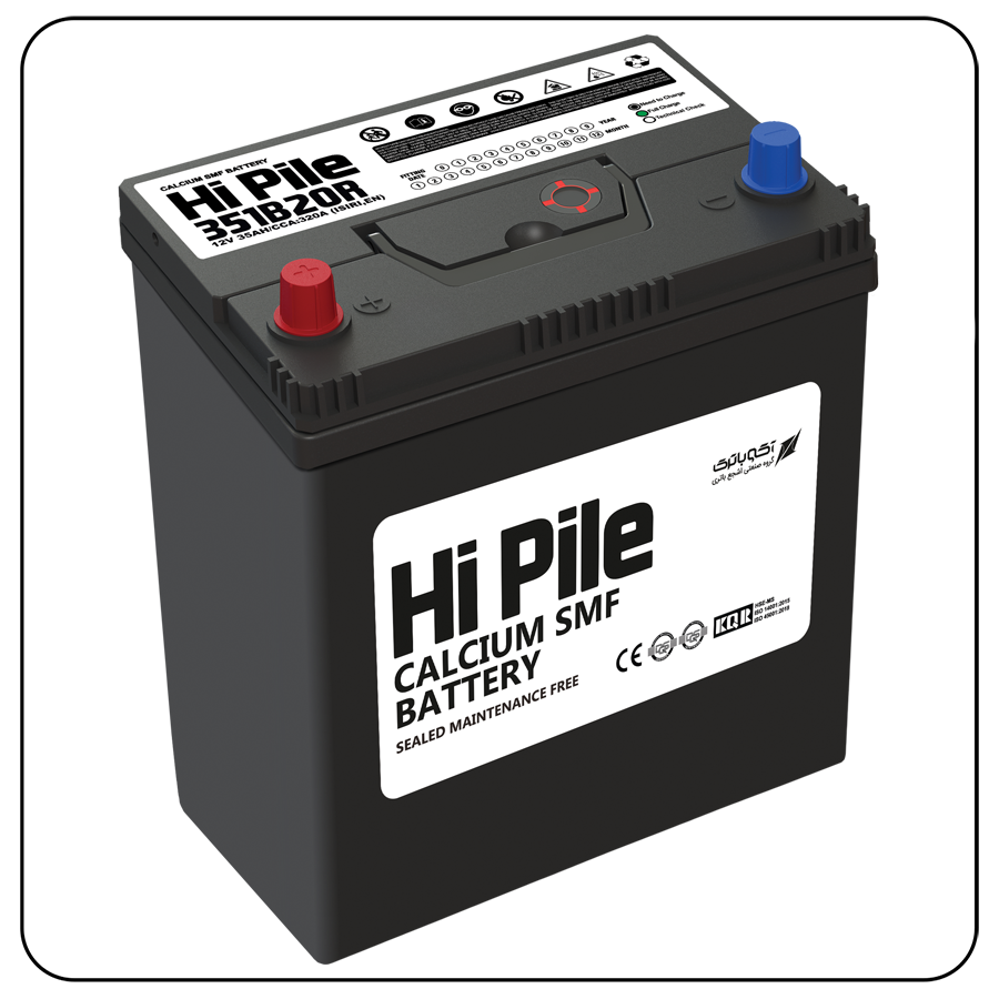 HiPile Car Battery 35Ah Straight 