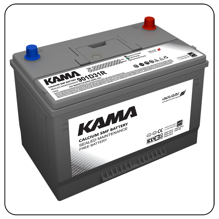 KAMA Car Battery 90Ah Straight