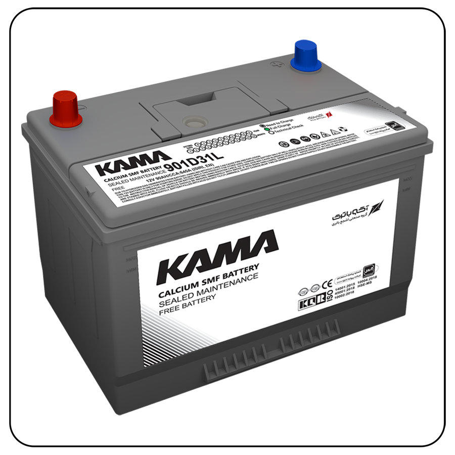 KAMA Car Battery 90Ah Reverse