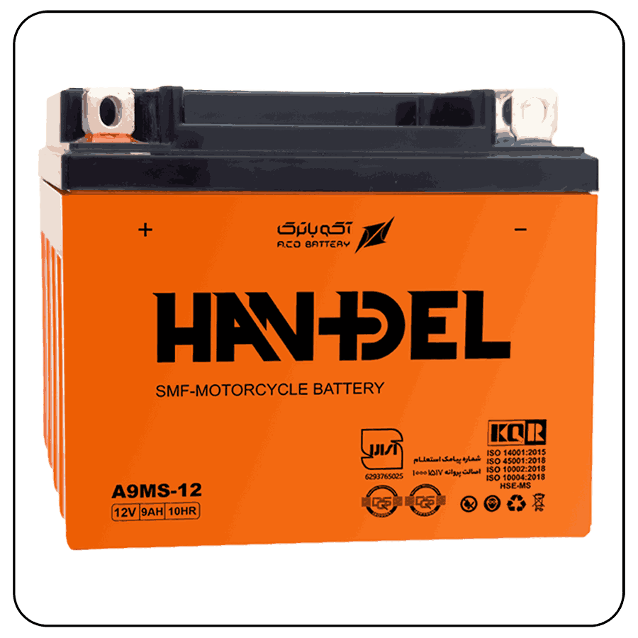  Handel Motorcycle battery 9Ah