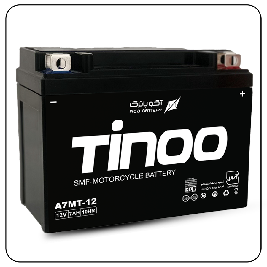  Tinoo Motorcycle battery 7Ah MT