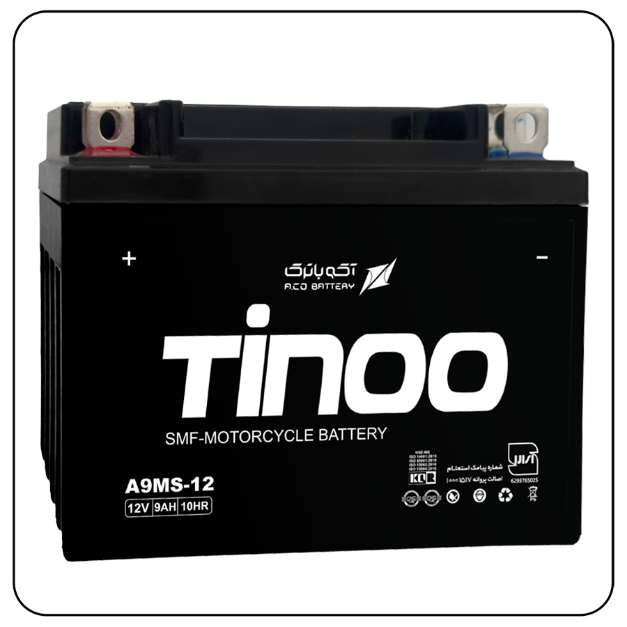  Tinoo Motorcycle battery 9Ah MS