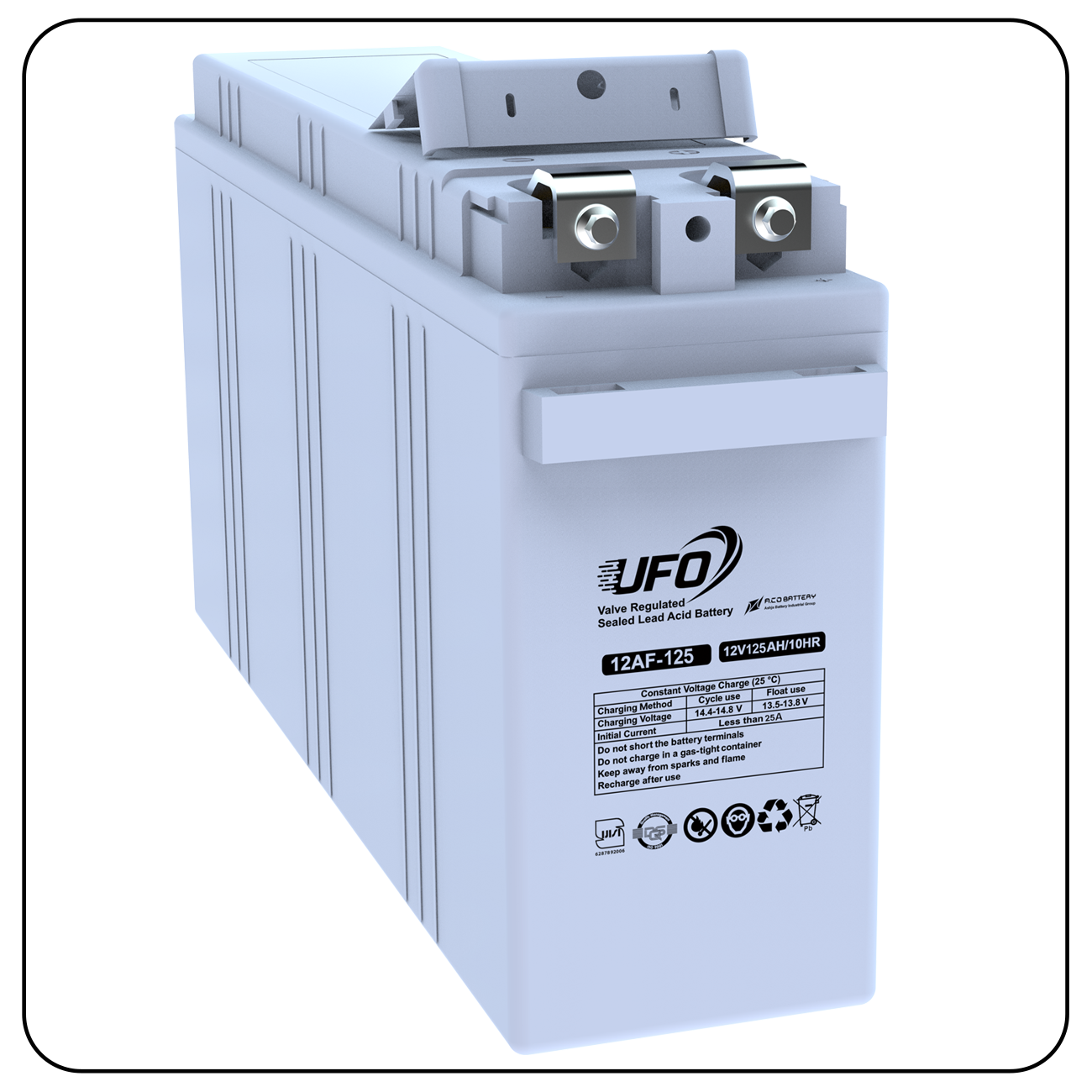  UFO Telecommunications Battery 125 Ah