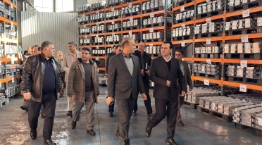 بازدید مدیرعامل تامین اجتماعی استان اردبیل از کارخانه آکوباتری