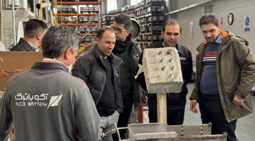 بازدید شرکت همراه اول از کارخانه آکوباتری