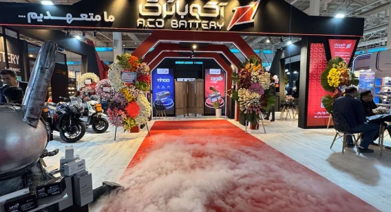 غرفه آکوباتری در نمایشگاه قطعات خودرو تهران 1404