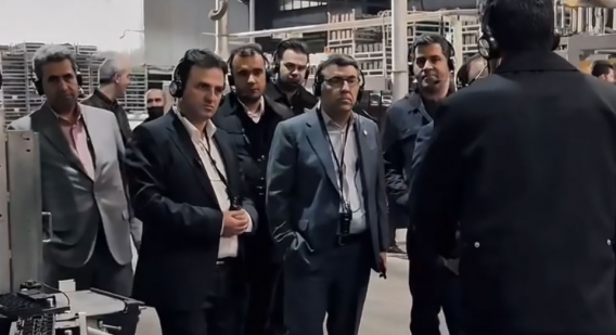 بازدید مدیرعامل سازمان بورس و اوراق بهادار از کارخانجات آکوباتری