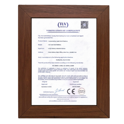 CE-02 -SLI Lead Aacid Battery
