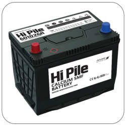 قیمت باتری خودرو هایپیل 60 آمپر پایه بلند ساده