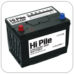 HiPile Car Battery 60Ah Straight 