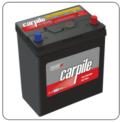 CarPile Car Battery 35Ah Reverse