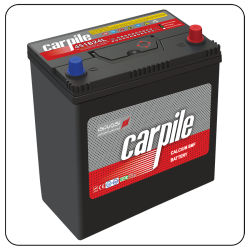 CarPile Car Battery 45Ah Reverse