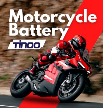 بطارية دراجة نارية 12 فولت 7 أمبير قاعدة طويلة - TINOO