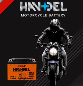 بطارية دراجة نارية 12 فولت 9 أمبير قاعدة قصيرة- Handel