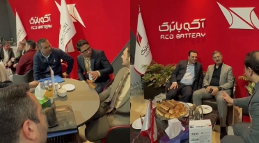 غرفه شرکت آکوباتری در نمایشگاه اکسپو اردبیل ۲۰۲۵