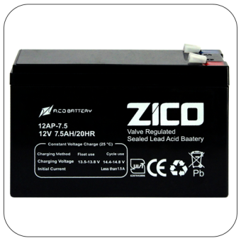 باتری یو پی اس زیکو 7.5 آمپر 1
