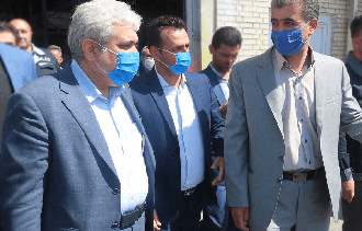مراسم کلنگ‌زنی خط تولید تزریق پلاستیک در گروه صنعتی آکو باتری