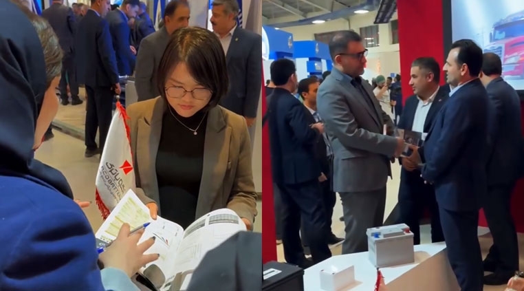 آکوباتری در نمایشگاه اکسپو (EXPO) اردبیل