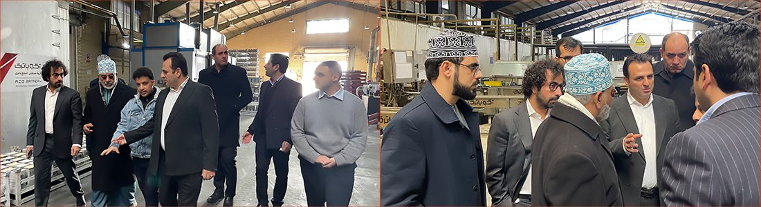 زيارة الوفد التجاري العماني إلى مصنع آكو باتري