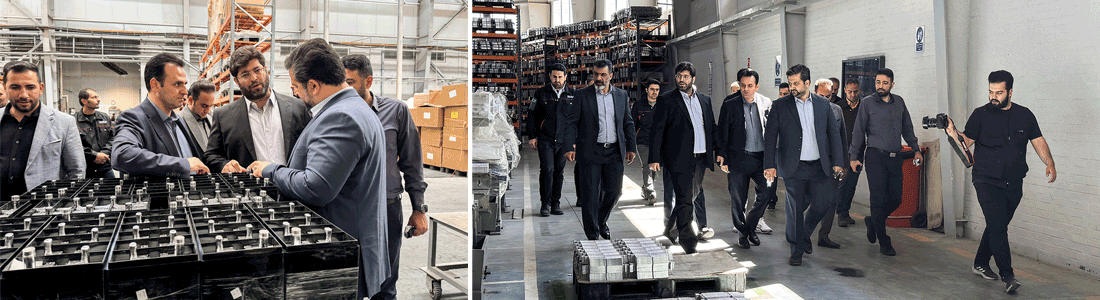 بازدید معاون وزیر صمت از کارخانه آکوبانری